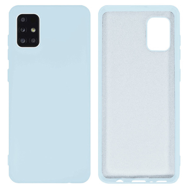 Силіконовий чохол для Samsung M31s Silicone Case Full Sky Blue