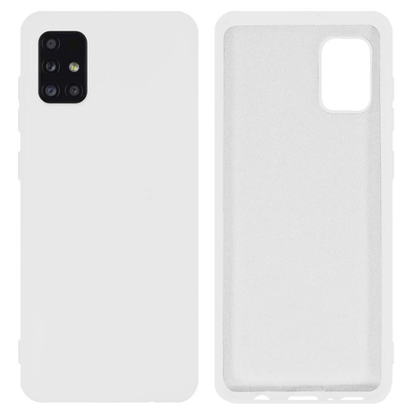 Силиконовый чехол для Samsung M31s Silicone Case Full White