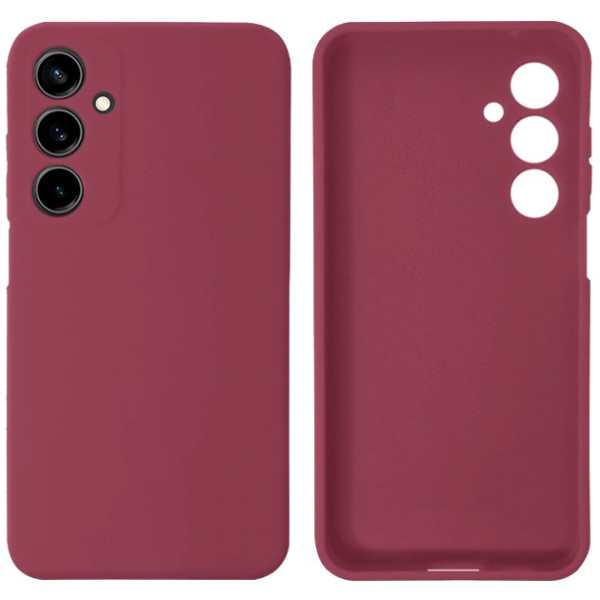 Силиконовый чехол для Samsung M34 Silicone Case Full Marsala