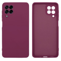 Силиконовый чехол для Samsung M53 Silicone Case Full Marsala