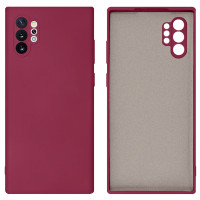 Силіконовий чохол для Samsung Note 10 Plus Silicone Case Full Marsala