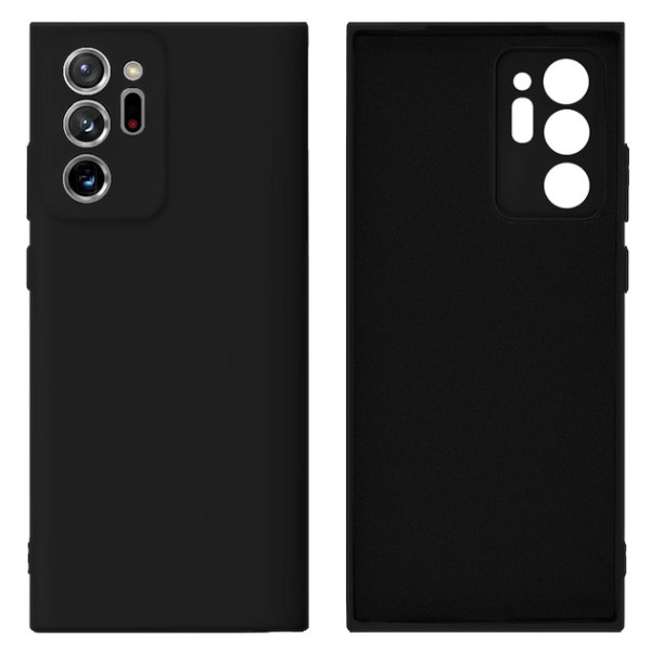 Силиконовый чехол для Samsung Note 20 Ultra Silicone Case Full Black