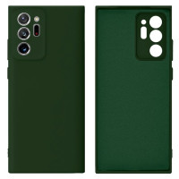 Силиконовый чехол для Samsung Note 20 Ultra Silicone Case Full Forest Green