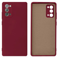 Силіконовий чохол для Samsung Note 20 Silicone Case Full Marsala