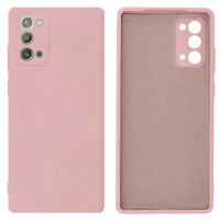 Силіконовий чохол для Samsung Note 20 Silicone Case Full Pink Sand