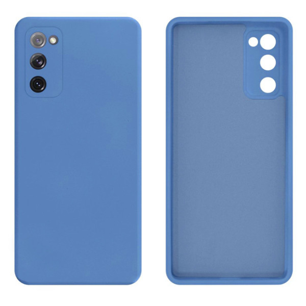 Силіконовий чохол для Samsung S20 FE Silicone Case Full Azure