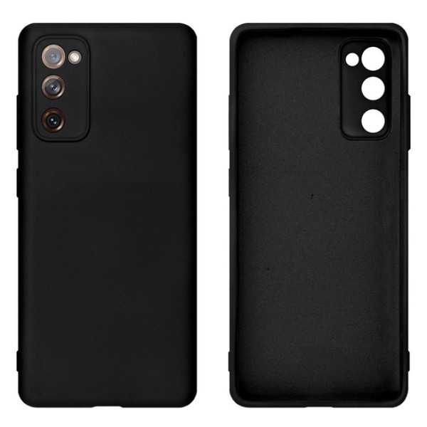Силиконовый чехол для Samsung S20 FE Silicone Case Full Black