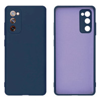 Силіконовий чохол для Samsung S20 FE Silicone Case Full Dark Blue