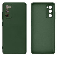 Силіконовий чохол для Samsung S20 FE Silicone Case Full Forest Green