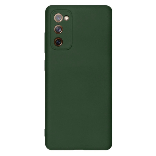 Силіконовий чохол для Samsung S20 FE Silicone Case Full Forest Green