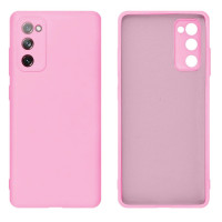Силіконовий чохол для Samsung S20 FE Silicone Case Full Light Pink