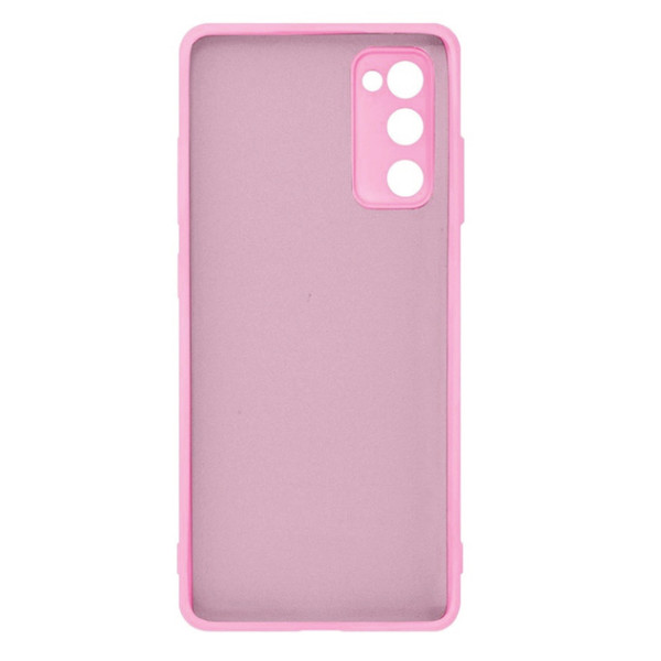 Силіконовий чохол для Samsung S20 FE Silicone Case Full Light Pink