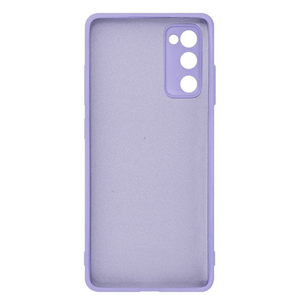 Силиконовый чехол для Samsung S20 FE Silicone Case Full Light Purple