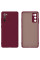 Силіконовий чохол для Samsung S20 FE Silicone Case Full Marsala