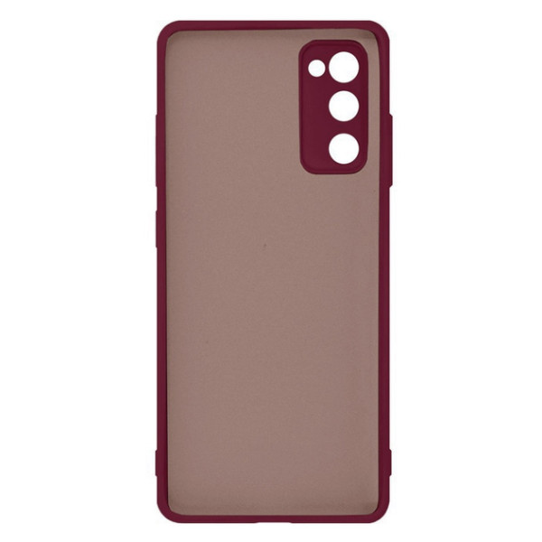 Силіконовий чохол для Samsung S20 FE Silicone Case Full Marsala