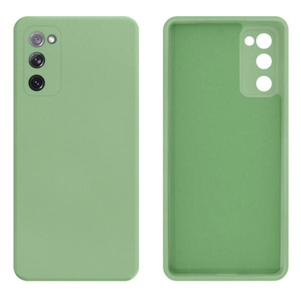 Силиконовый чехол для Samsung S20 FE Silicone Case Full Mint