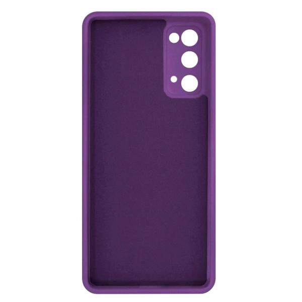 Силиконовый чехол для Samsung S20 FE Silicone Case Full Purple