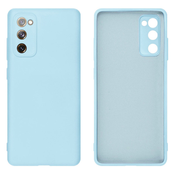 Силіконовий чохол для Samsung S20 FE Silicone Case Full Sky Blue