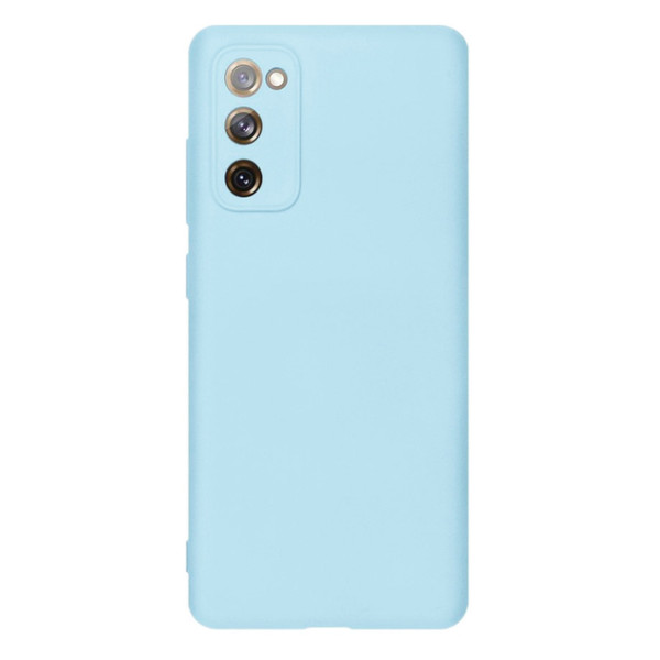 Силіконовий чохол для Samsung S20 FE Silicone Case Full Sky Blue
