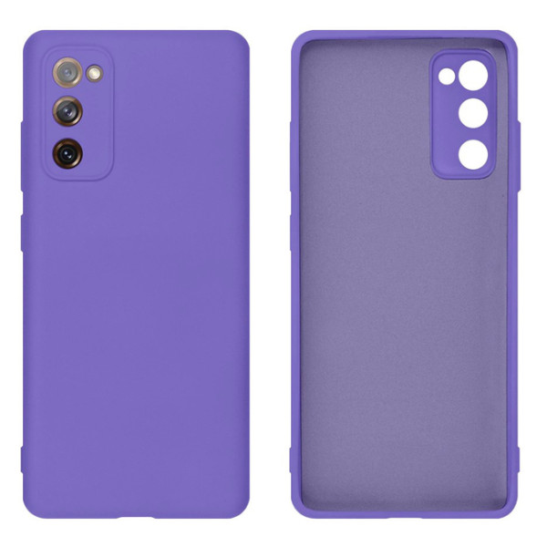 Силіконовий чохол для Samsung S20 FE Silicone Case Full Ultraviolet