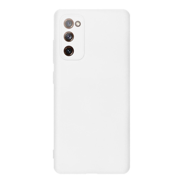 Силиконовый чехол для Samsung S20 FE Silicone Case Full White