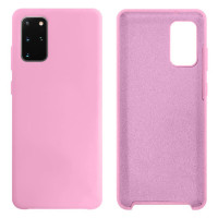 Силиконовый чехол для Samsung S20 Plus Silicone Case Full Light Pink