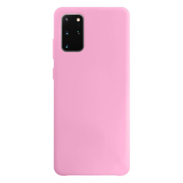 Силиконовый чехол для Samsung S20 Plus Silicone Case Full Light Pink