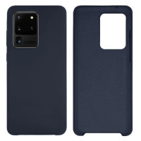 Силіконовий чохол для Samsung S20 Ultra Silicone Case Full Dark Blue