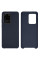Силіконовий чохол для Samsung S20 Ultra Silicone Case Full Dark Blue