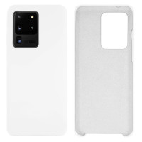 Силіконовий чохол для Samsung S20 Ultra Silicone Case Full White