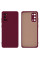 Силиконовый чехол для Samsung S20 Silicone Case Full Marsala