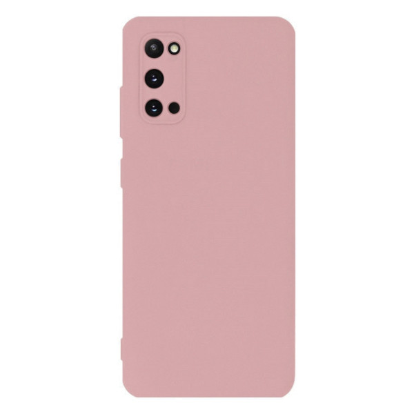 Силіконовий чохол для Samsung S20 Silicone Case Full Pink Sand