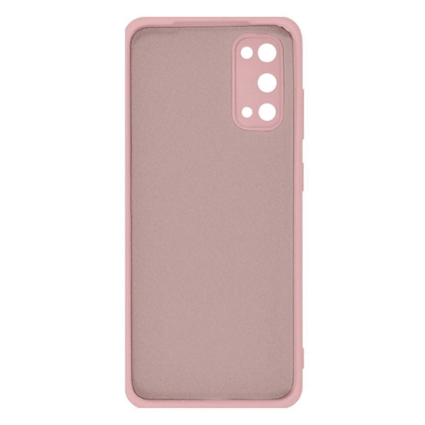 Силіконовий чохол для Samsung S20 Silicone Case Full Pink Sand