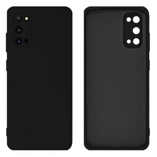 Силиконовый чехол для Samsung S20 Silicone Case Full Black