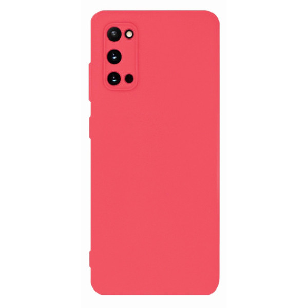 Силиконовый чехол для Samsung S20 Silicone Case Full Coral