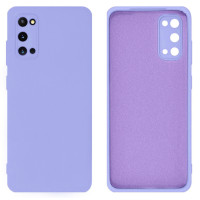 Силіконовий чохол для Samsung S20 Silicone Case Full Light Purple