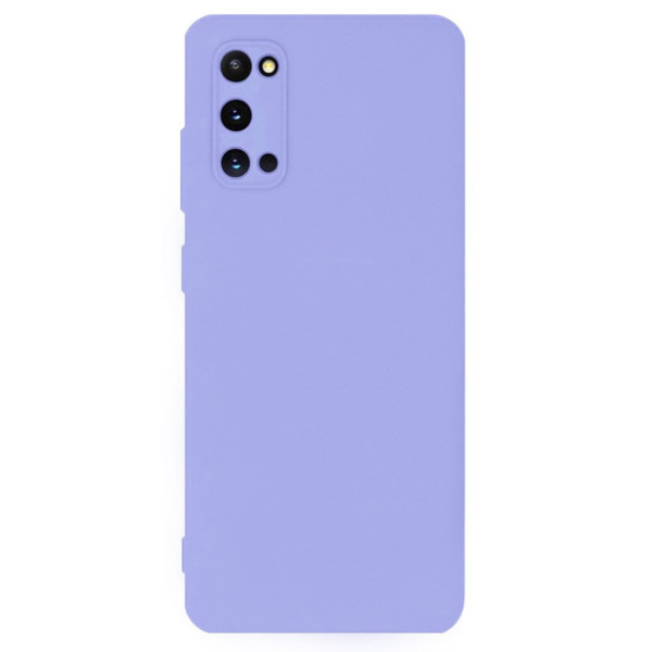 Силіконовий чохол для Samsung S20 Silicone Case Full Light Purple