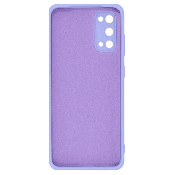 Силіконовий чохол для Samsung S20 Silicone Case Full Light Purple