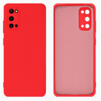 Силіконовий чохол для Samsung S20 Silicone Case Full Red