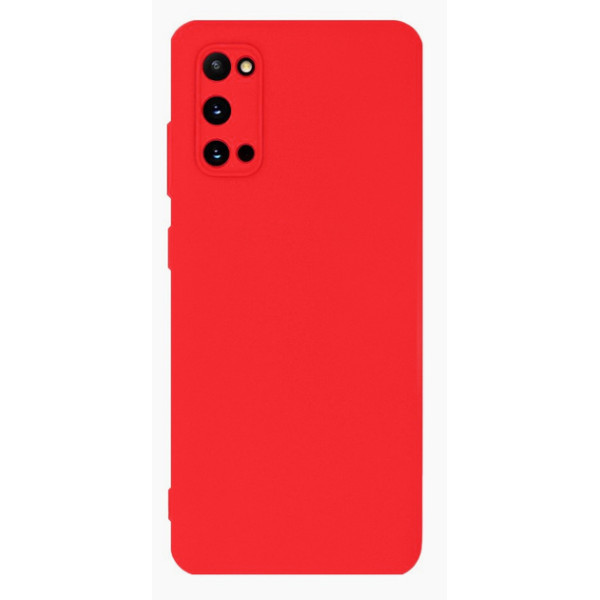 Силиконовый чехол для Samsung S20 Silicone Case Full Red
