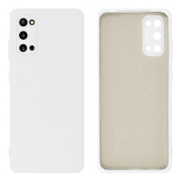 Силіконовий чохол для Samsung S20 Silicone Case Full White