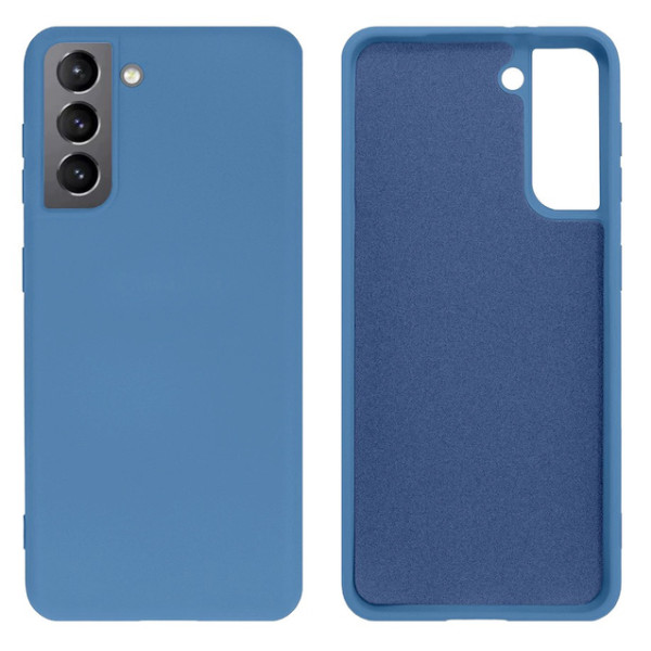 Силіконовий чохол для Samsung S21 FE Silicone Case Full Azure