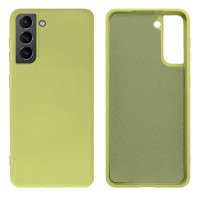 Силиконовый чехол для Samsung S21 FE Silicone Case Full Lime Green