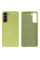 Силіконовий чохол для Samsung S21 FE Silicone Case Full Lime Green