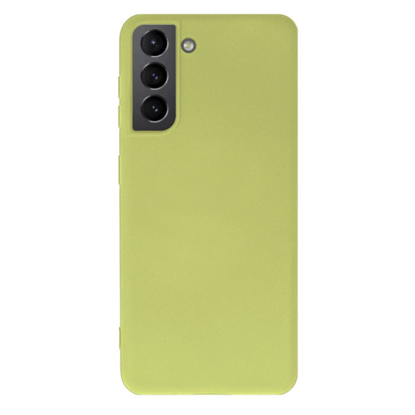 Силіконовий чохол для Samsung S21 FE Silicone Case Full Lime Green