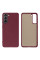Силиконовый чехол для Samsung S21 FE Silicone Case Full Marsala