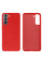 Силіконовий чохол для Samsung S21 FE Silicone Case Full Red