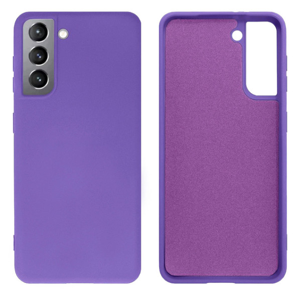 Силіконовий чохол для Samsung S21 FE Silicone Case Full Ultraviolet