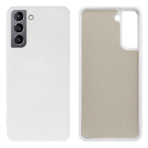 Силіконовий чохол для Samsung S21 FE Silicone Case Full White