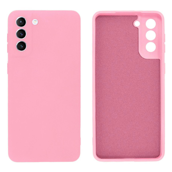 Силіконовий чохол для Samsung S21 Plus Silicone Case Full Light Pink